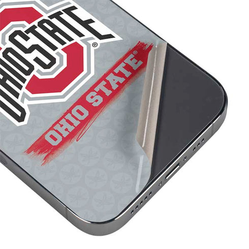 Ohio State University Distressed Logo iPhone 15 Pro Max Skin