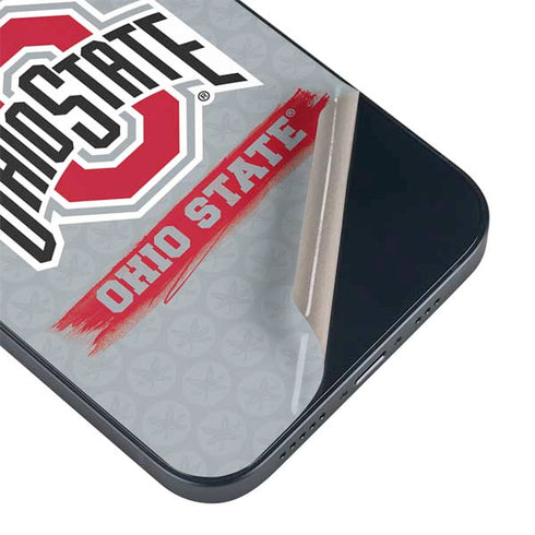 Ohio State University Distressed Logo iPhone 15 Skin
