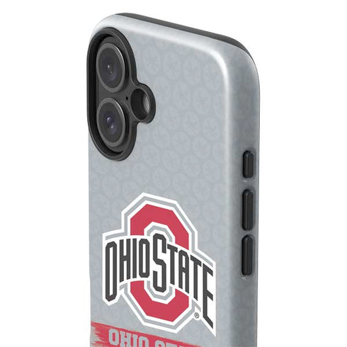 Ohio State University Distressed Logo iPhone 16 Plus Impact Case
