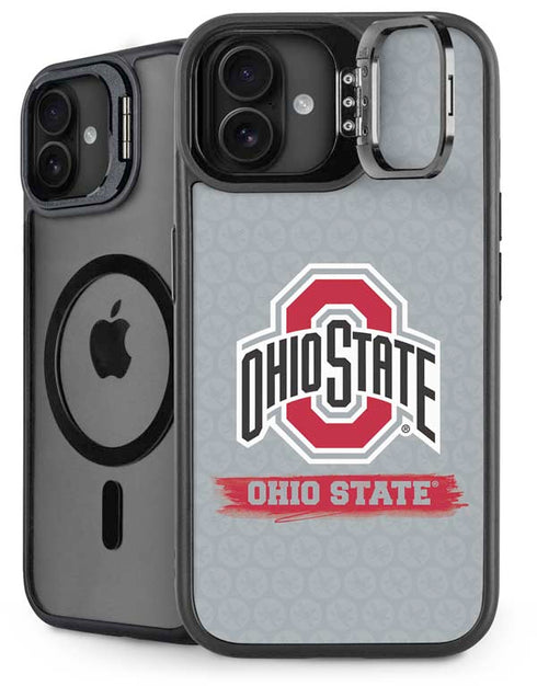 Ohio State University Distressed Logo iPhone 16 Plus Kickstand Case