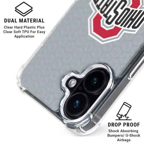 Ohio State University Distressed Logo iPhone 16 Plus MagSafe Case