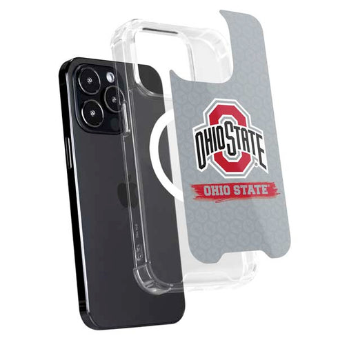 Ohio State University Distressed Logo iPhone 16 Pro MagSafe Case