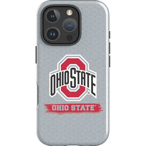 Ohio State University Distressed Logo iPhone 16 Pro Max Impact Case