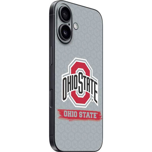 Ohio State University Distressed Logo iPhone 16 Skin