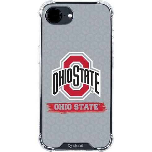 Ohio State University Distressed Logo iPhone 16e Clear Case