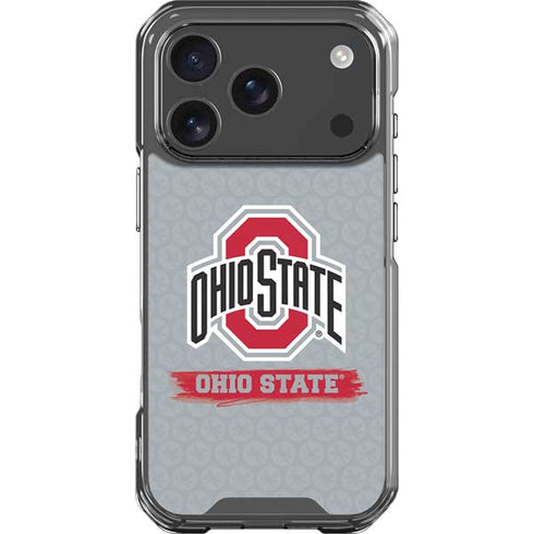 Ohio State University Distressed Logo iPhone 18 Pro Clear Case
