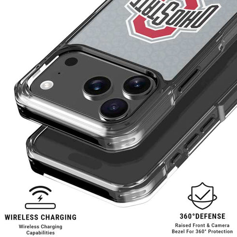 Ohio State University Distressed Logo iPhone 18 Pro Clear Case