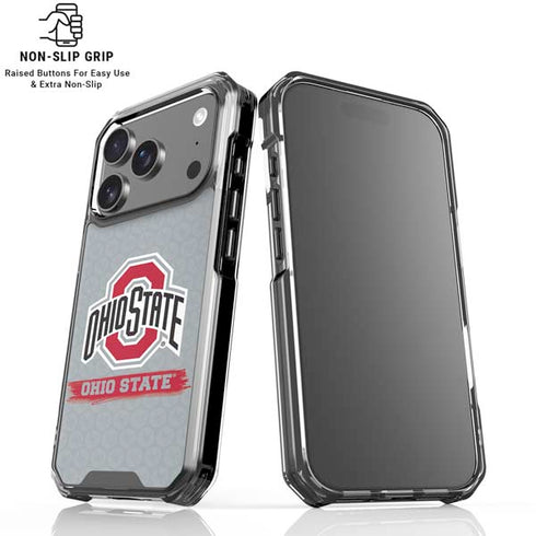 Ohio State University Distressed Logo iPhone 18 Pro Clear Case