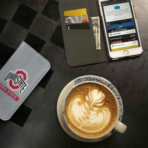 Ohio State University Distressed Logo iPhone SE (2nd & 3rd Gen) Folio Case