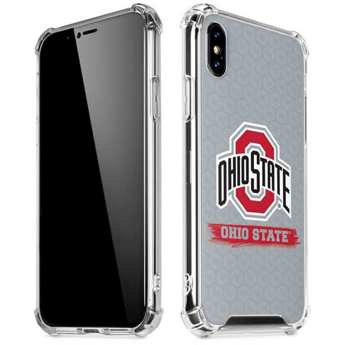 Ohio State University Distressed Logo iPhone X/XS Clear Case