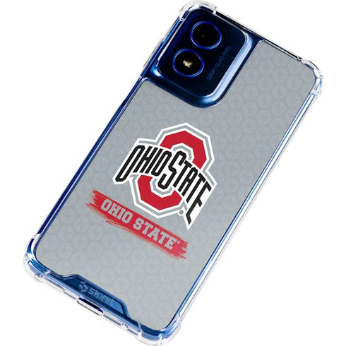 Ohio State University Distressed Logo Moto G 5G (2024) Clear Case