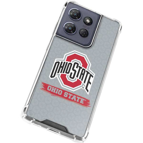Ohio State University Distressed Logo Moto G Play 5G (2025) Clear Case