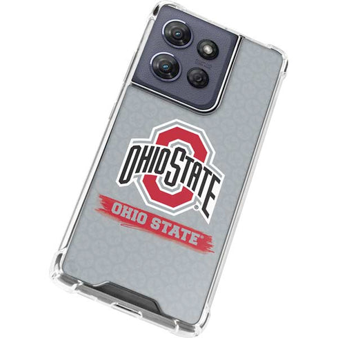 Ohio State University Distressed Logo Moto G Power 5G (2025) Clear Case