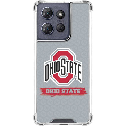 Ohio State University Distressed Logo Moto G Stylus 5G (2025) Clear Case