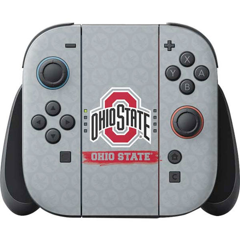 Ohio State University Distressed Logo Nintendo Skins