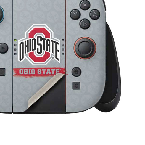 Ohio State University Distressed Logo Nintendo Switch 2 (2025) Joy-Con Controller Skin