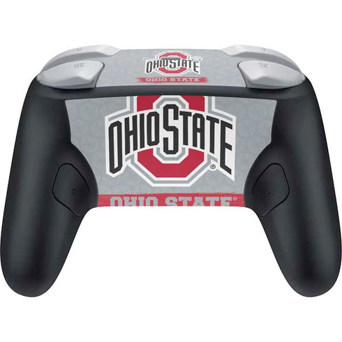 Ohio State University Distressed Logo Nintendo Switch 2 (2025) Pro Controller Skin