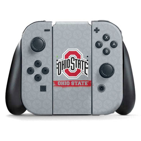 Ohio State University Distressed Logo Nintendo Skins