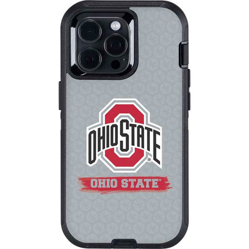 Ohio State University Distressed Logo Otterbox Defender iPhone Skin