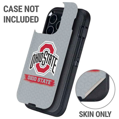 Ohio State University Distressed Logo Otterbox Defender iPhone Skin