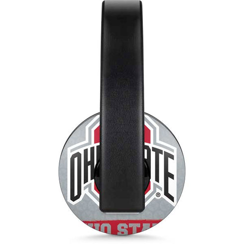 Ohio State University Distressed Logo PlayStation 4 Gold Wireless Headset Skin