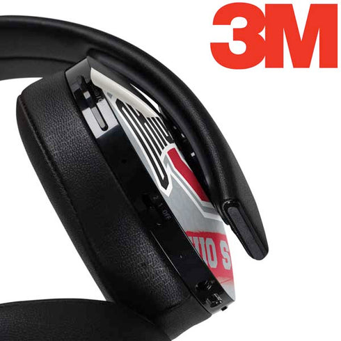 Ohio State University Distressed Logo PlayStation 4 Gold Wireless Headset Skin