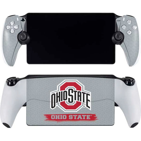 Ohio State University Distressed Logo PlayStation Portal Remote Player Skin