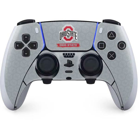 Ohio State University Distressed Logo PS5 DualSense Edge Pro Controller Skin