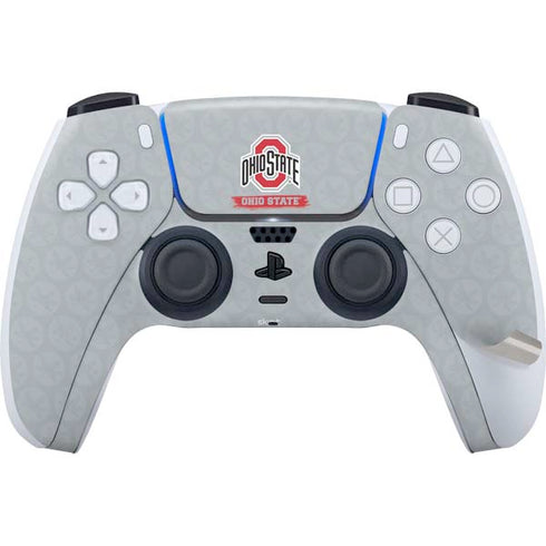 Ohio State University Distressed Logo PS5 Pro Disk Bundle Skin