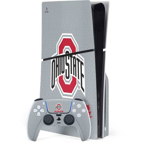 Ohio State University Distressed Logo PlayStation PS5 Skins
