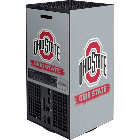 Ohio State University Distressed Logo XBox Series X Digital Edition Bundle Skin