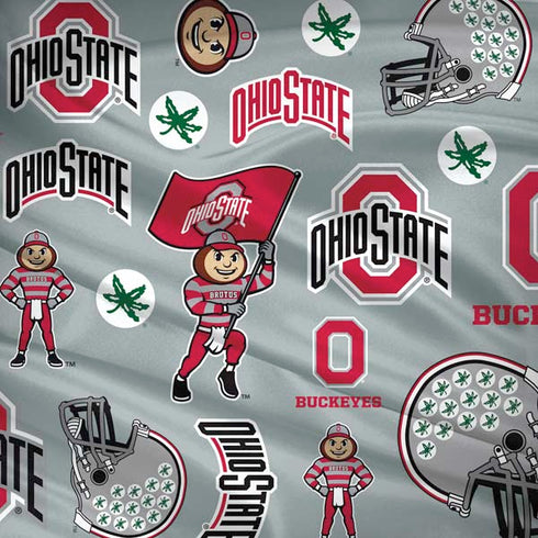Ohio State University Pattern Dell Alienware Skin