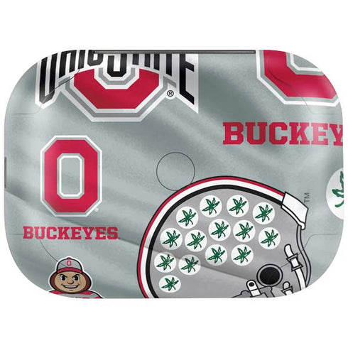Ohio State University Pattern Amazon Echo Buds Skin