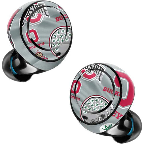 Ohio State University Pattern Amazon Echo Buds Skin