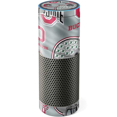 Ohio State University Pattern Amazon Echo Skin