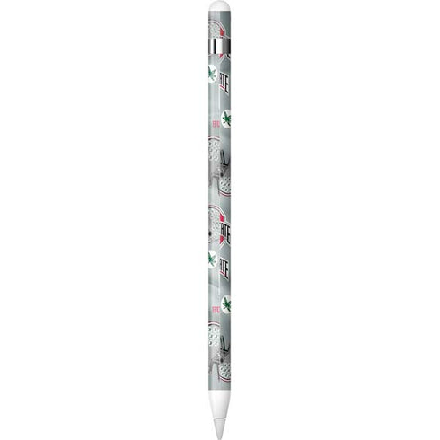Ohio State University Pattern Apple Pencil (1st Gen, 2017) Skin