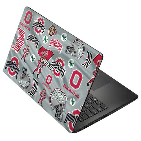 Ohio State University Pattern Asus X502CA 15.6 Skin