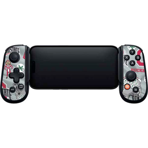Ohio State University Pattern Backbone One for iPhone Game Controller Skin