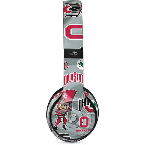 Ohio State University Pattern Beats Solo 2 Wired Skin