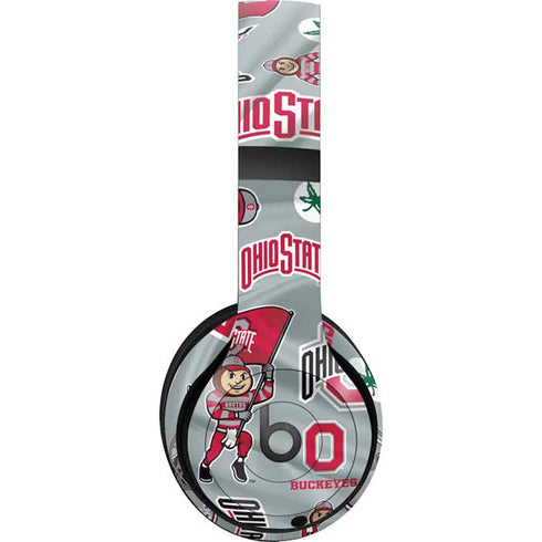 Ohio State University Pattern Beats Studio Pro Wireless Headphones Skin