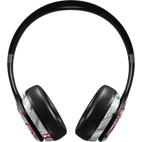 Ohio State University Pattern Beats Studio Pro Wireless Headphones Skin