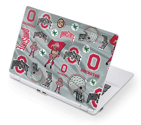 Ohio State University Pattern Acer Chromebook Skin