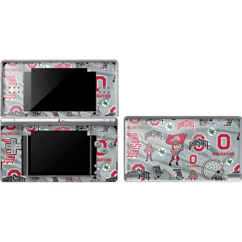 Ohio State University Pattern Nintendo Skins