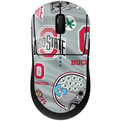 Ohio State University Pattern G Pro Wireless Gaming Mouse Skin