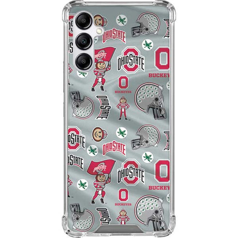 Ohio State University Pattern Gabb Phone 4 Clear Case