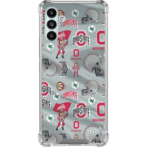 Ohio State University Pattern Galaxy A13 5G Clear Case