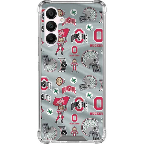 Ohio State University Pattern Galaxy A16 5G Clear Case