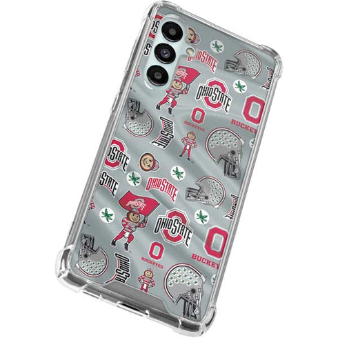 Ohio State University Pattern Galaxy A16 5G Clear Case