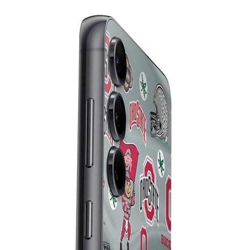 Ohio State University Pattern Galaxy A16 5G Skin
