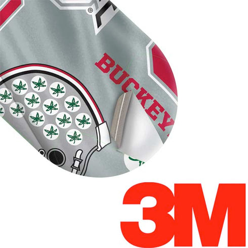 Ohio State University Pattern Galaxy Buds Plus Skin